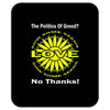 political the 80's 60's hippy anti capitalism Mousepad