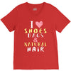 shoes bags natural hair V-Neck Tee