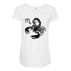 scorpio zodiac Maternity Scoop Neck T-shirt