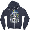 penguin time Zipper Hoodie