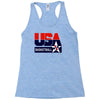 usa basketball logo Racerback Tank