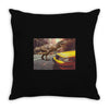 dinosaur in newyork Throw Pillow