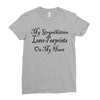 grandkitties pawprints Ladies Fitted T-Shirt