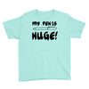 my pen is huge white t shirt Youth Tee