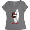 funny art Women's Triblend Scoop T-shirt