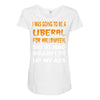 liberal for halloween Maternity Scoop Neck T-shirt