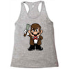 11th doctor mario Racerback Tank