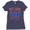 my son was so amazing god made Ladies Fitted T-Shirt