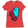 radical ghost Ladies Fitted T-Shirt
