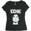edie sedgwick Women's Triblend Scoop T-shirt