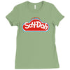 say d'oh Ladies Fitted T-Shirt
