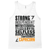 Strong Independent Motivated Capricorn Tank Top