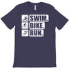 v6 swim bike run T-Shirt