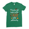 my favorite season is the fall of the patriarchy Ladies Fitted T-Shirt