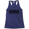 armin van buuren black logo Racerback Tank