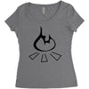 api Women's Triblend Scoop T-shirt