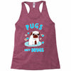pugs not drugs Racerback Tank