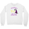 sometimes you have to throw on the hat! Crewneck Sweatshirt