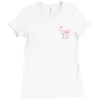 erica costell goat pocket Ladies Fitted T-Shirt