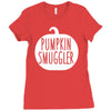 pumpkin smuggler funny Ladies Fitted T-Shirt
