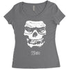 white Women's Triblend Scoop T-shirt