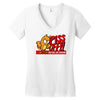 gildan funny  irritable owl syndrome, ideal gift, birthday present Women's V-Neck T-Shirt