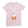 trick or treat Ladies Fitted T-Shirt