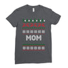 ugly christmas mom Ladies Fitted T-Shirt