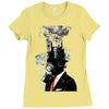 business man Ladies Fitted T-Shirt