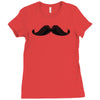 mustache Ladies Fitted T-Shirt
