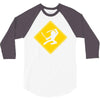 ninja crossing sign 3/4 Sleeve Shirt