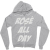 rose' all day Zipper Hoodie