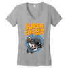 super chicken dinner Women's V-Neck T-Shirt