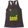 rage quit Racerback Tank