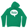 hello Unisex Hoodie