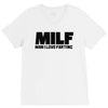 herren lustiges V-Neck Tee