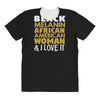 melanin african american woman All Over Women's T-shirt