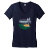 Way Down We Go Women's V-Neck T-Shirt