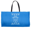 meowy christmas Weekender Totes