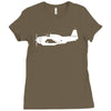 tbm avenger air attack fire bomber vinyl decal cal fire airplane Ladies Fitted T-Shirt