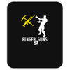 finger guns batle royal gaming Mousepad