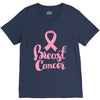 breast cancer pink ribbon V-Neck Tee
