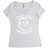 don't stop believing Women's Triblend Scoop T-shirt