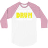 born to drum forced to work 3/4 Sleeve Shirt