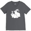 rude, rabbits humping,funny V-Neck Tee