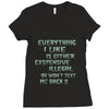 everything i like girls Ladies Fitted T-Shirt