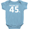 logo we are the 45 % scotland independence Baby Onesie