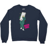 modern zombie Crewneck Sweatshirt