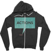 louder than words Zipper Hoodie