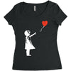 banksy style Women's Triblend Scoop T-shirt